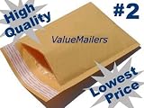 100 #2 8.5x12 KRAFT BUBBLE MAILERS PADDED ENVELOPES #2