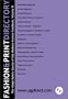 The Fashion & Print Directory, Vol.3: Image Makers Source of the Madison Avenue Handbook
