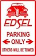 EDSEL PARKING classic NEW antique car sign