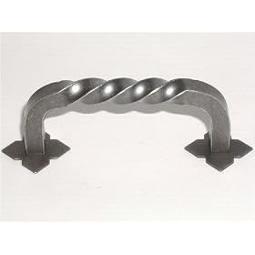 Top Knobs M709  Normandy Twisted D Handle Steel