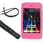Silicone skin for ipod touch 2nd generation New iPod Touch 2G 8GB 16GB 32GB (2nd generation) (ipod touch not included) + BONUS WISDOM*COURAGE NECKSTRAP, Magenta Ver 2
