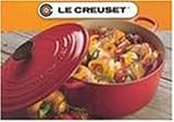 Le Creuset Cast Iron Round Casserole, Cerise, 26 cm