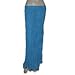 DakshCraft Indian Cotton Long Skirt, Blue