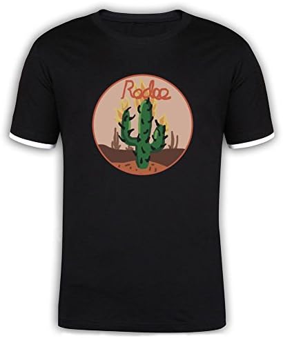 Gaojidiang Travis Scott Rodeo Mercerized Cotton Mens Graphic Tshirt Black XXL