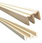 Knape & Vogt 3/4x60 Plastic Track Set Tan