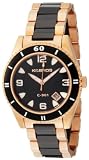 K&BROS Women's 9113-4 C-901 Big Ceramic Rose Gold-tone White Watch