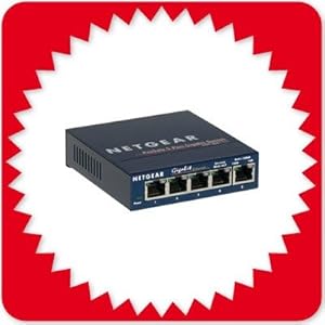 Netgear Gigabit Switch Gs105 on Com Netgear Gs105 Prosafe 5 Port Gigabit Ethernet Desktop Switch