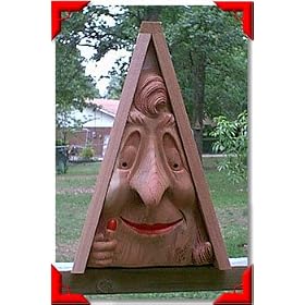 Gnome Birdhouse - Lipstick Louise by Woodside Gardens