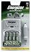 Energizer e2 Charger for AA &amp; AAA Rechargeable Batteries with Car and Home Adapter &amp; 4 AA Batteries