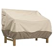 Veranda Patio Bench Cover, Pebble, Fits Bench Seats up to 50" in Length
