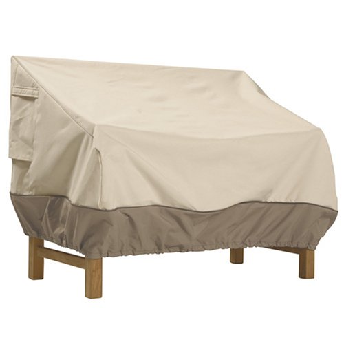 Childrens Toyshop  Outdoor Living : Veranda Patio Bench Cover, Pebble, Fits Bench Seats up to 50" Wide