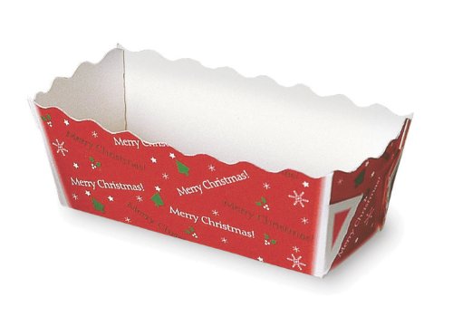 Welcome Home Brands T70108BX Rectangular Mini Loaf Baking Pans, Set of 12, Red