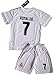 Cristiano Ronaldo #7 Real Madrid 2015/2016 Home Jersey & Shorts for Kids (9-10 Years Old)