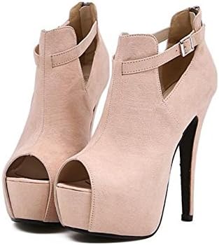 Peep Toe High Heel Platform Pumps (7)