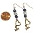 Fluorite Earrings 08 Dangle Lapis Mom Heart Green Blue Gold Mothers Gemstone 2.3