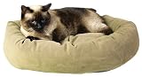 Micro Fiber Bagel Pet Bed - 42 in. x 32 in. - Sage