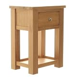 Aston Oak One Drawer Lamp Table