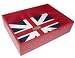 Stackers Stacking Jewelry Box Deep Tray - Union Jack Design Soft Lined Interior Stackers Stacking Jewelry Box Deep Tray - Union Jack Design Soft Lined Interior