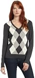 IZOD Womens Center Placement Argyle Sweater