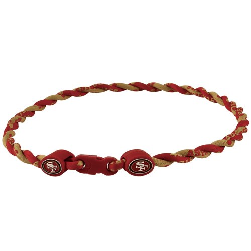 Eagles Wings San Francisco 49ers Titanium Twist Necklace