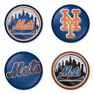 New York Mets MLB Round Badge 1.75" Pinback at Amazon.com