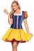 Sexy Adult Womens Halloween Costumes Storybook Snow White Dress Costume Theme Party Outfit