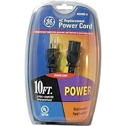 GE HO-97895 10' AC Replacement Power Cord