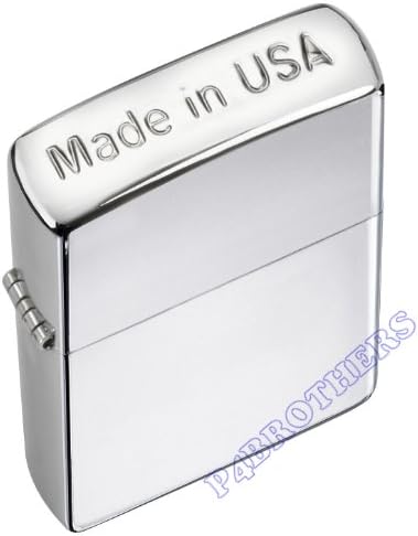 ZIPPO CROWN STAMP (MADE IN USA) HIGH POLISH CHROME - 24796 (BY P4BROTHERS)
