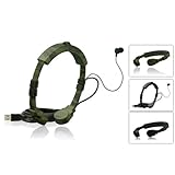 AGPtek Professional Multi-Function Throat Mic Headset for PS3 & PC(Black)