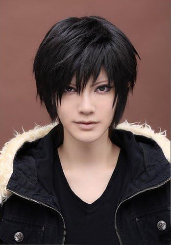 HealthTop Durarara Izaya Orihara Cosplay Costume Short Black Wig