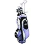 Golf Girl FWS2 LILAC Lady Hybrid Club Set & Cart Bag