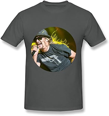 ZBQY Men's Kid Rock First Kiss Tour 2015 Live concert T-Shirt DeepHeather XL