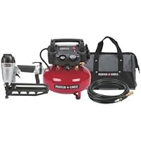 Factory-Reconditioned Porter Cable PC1PAKR 1-Gun Nailer Compressor Combo Kit
