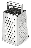 Gourmet Standard Stainless Steel 4 Sided Box Grater with Scraper - GR00901