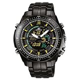 Casio Men's Bracelet Combi Watch EFA-132BK-1AVEF