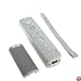 Bargaincell- Seal Retail Packing High Quality Nintendo Wii Remote Controller 3-In-1 Gray Slippery Proof Kit w/ Wrist Strap