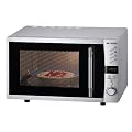 Severin MW 7804 Mikrowelle / 800 Watt / Grill 1200 Watt / 23 L Garraum / Grill und Umluftfunktion / silber