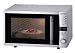 Severin MW 7804 Mikrowelle / 800 Watt / Grill 1200 Watt / 23 L Garraum / Grill und Umluftfunktion / silber