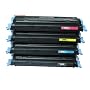 Toner Eagle Brand Four Pack Compatible Q6000A, Q6001A, Q6002A, Q6003A Toner Cartridges for Use in Hewlett Packard 1600/2600/2605 Color Laser Printers