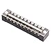 KTB1-01010, Barrier Terminal Block, 10 Poles, 600VA 10A, M3 Screw, L115xW24xH17mm, Flame Retardant Polycarbonate