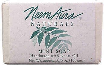 Neem Soap Mint 3.5 Oz By Neemaura Naturals