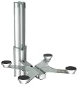 BARKAN AUDIO/VIDEO HALTERUNG SILBER