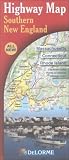 Southern New England Highway Map: Massachusetts, Connecticut, Rhode Island