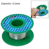 Buy 0.5mm Diameter 2.2% Flux Core Solid Soldering Solder Wire Reel by uxcell