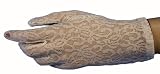 Ivory Stretch Lace Wrist Length Gloves