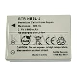 1400mAh NB-5L / NB5L Replacement Battery for Canon PowerShot SD700 IS, SD79 ....