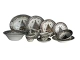 Churchill China Seasons Greetings Multi 45-Piece Dinnerware Set, Service For 8