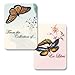 Laurel Butterflies - Set of 12 Assorted Adhesive Bookplates
