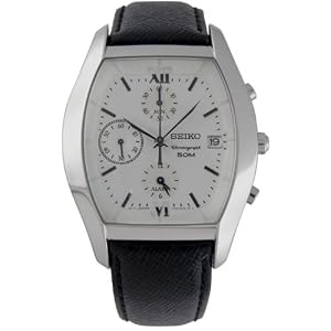 Seiko Alarm Chronograph Steel Mens Watch SNA731