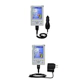Essential Kit for the Toshiba e310 - includes Car and Wall Charger with Rapid Charge Technology - Gomadic Brand w/ TipExchange Technology